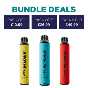 Argus Bar Neon 2000 Puffs Prefilled Pod Kit - Starting From £5.20